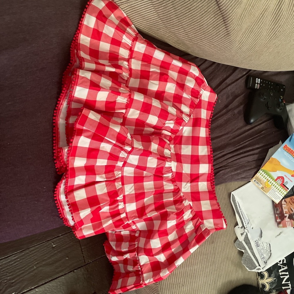 Sugar Thrillz Gingham Skirt